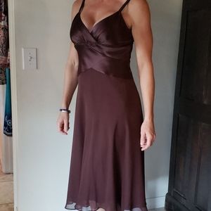 Chocolate Brown Cocktail Dress
